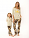 Пижама "Алоха" Тёмно-бежевый арт. дк199б
